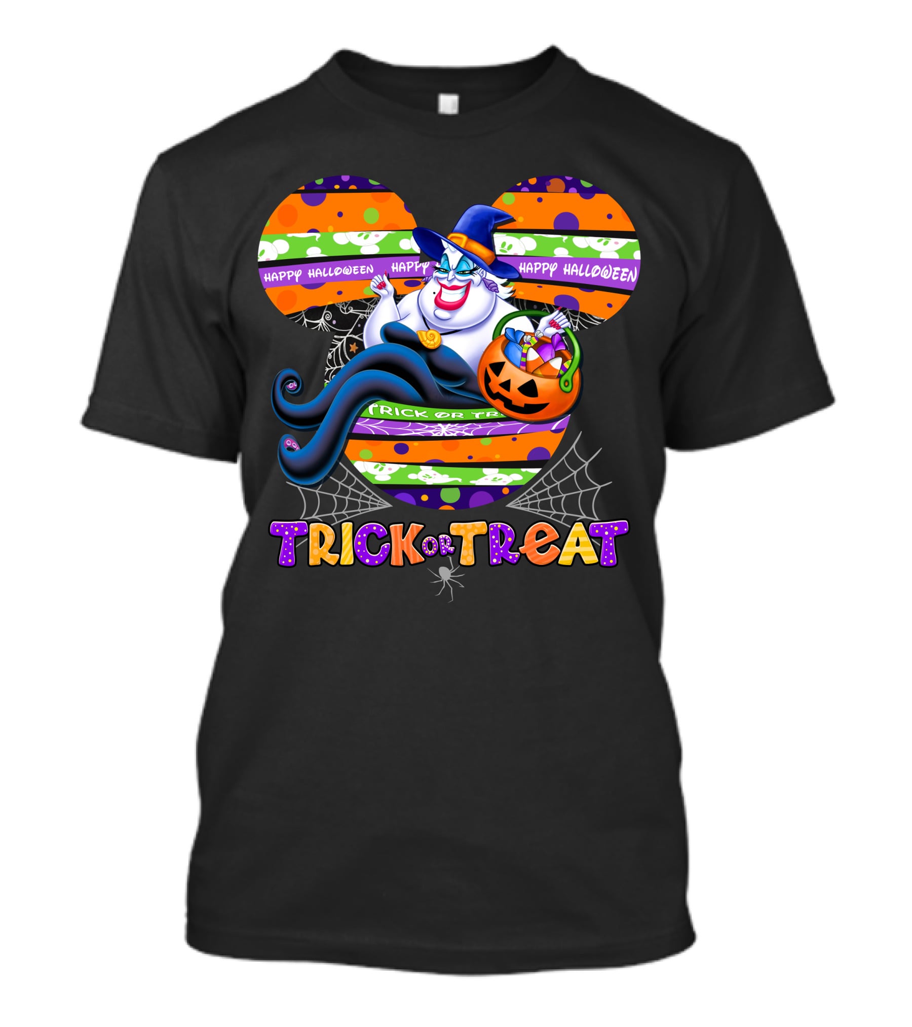 Ursula Trick Or Treat Happy Halloween T-Shirt