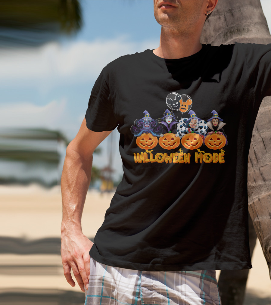Halloween Mode Villains Pumpkins T-Shirt