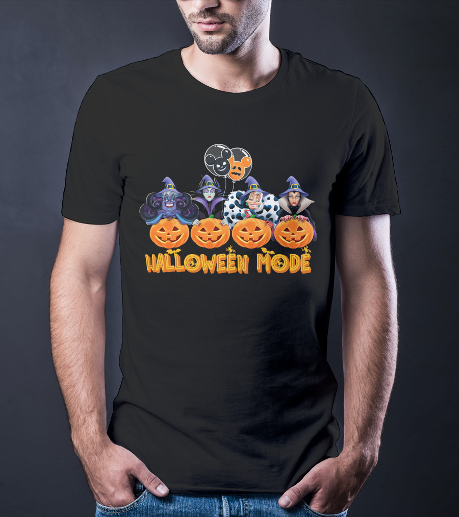 Halloween Mode Villains Pumpkins T-Shirt