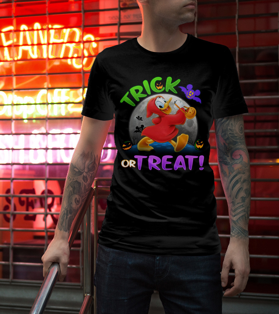 Trick Or Treat Donald Duck Halloween Disney T-Shirt