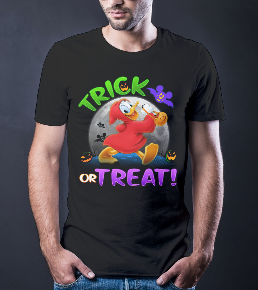 Trick Or Treat Donald Duck Halloween Disney T-Shirt