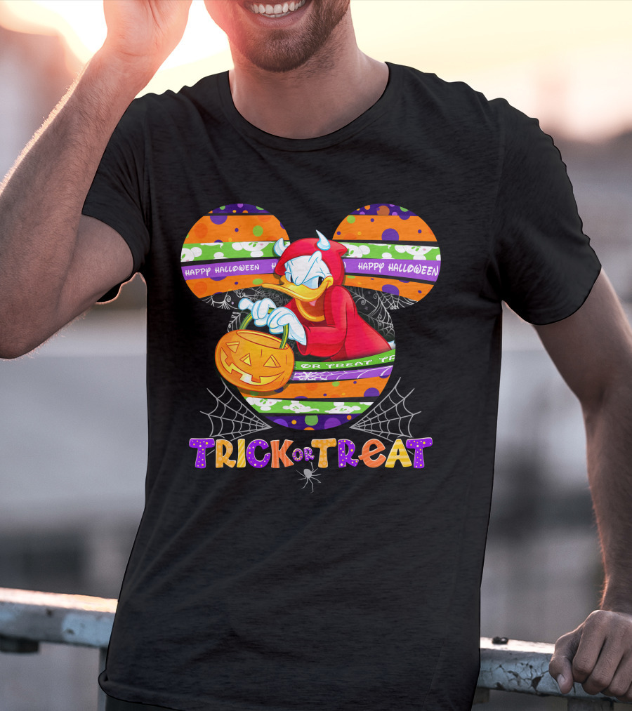 Happy Halloween Donald Trick Or Treat T-Shirt