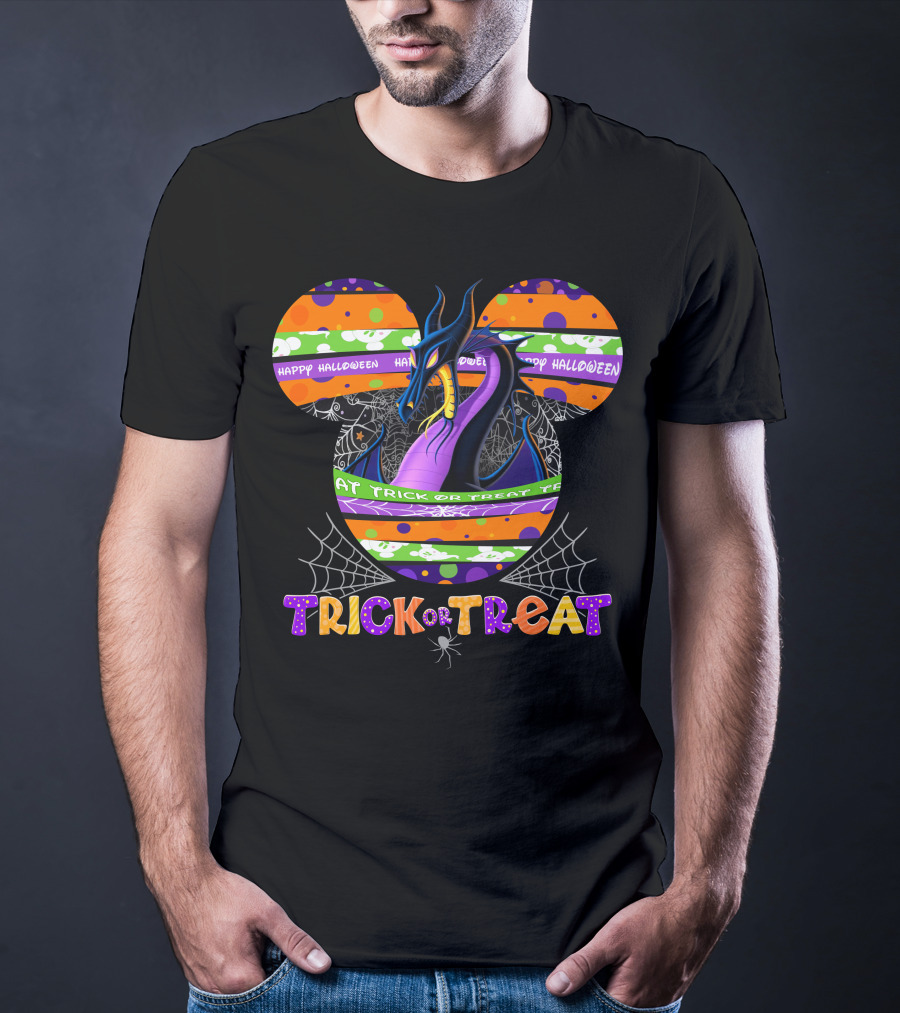 Trick Or Treat Dragon Happy Halloween T-Shirt