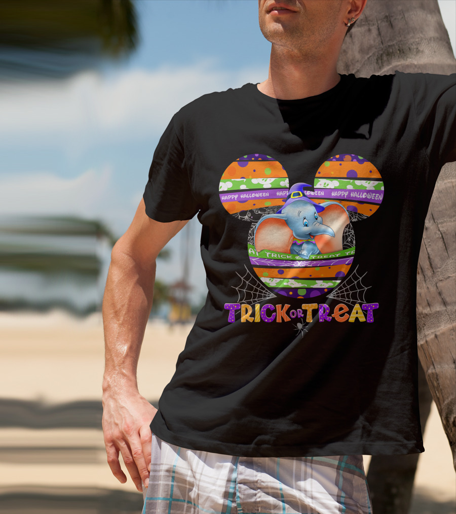 Dumbo Trick Or Treat Happy Halloween T-Shirt