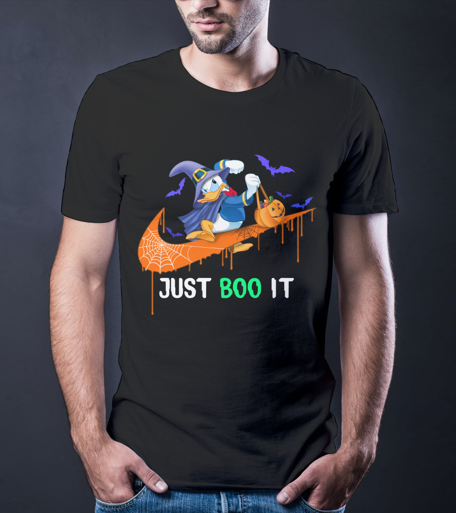 Just Boo It Donald Halloween Nike Theme T-Shirt