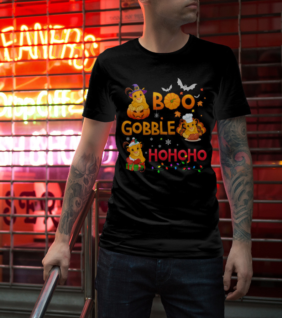 Boo Gobble Hohoho Simba T-Shirt