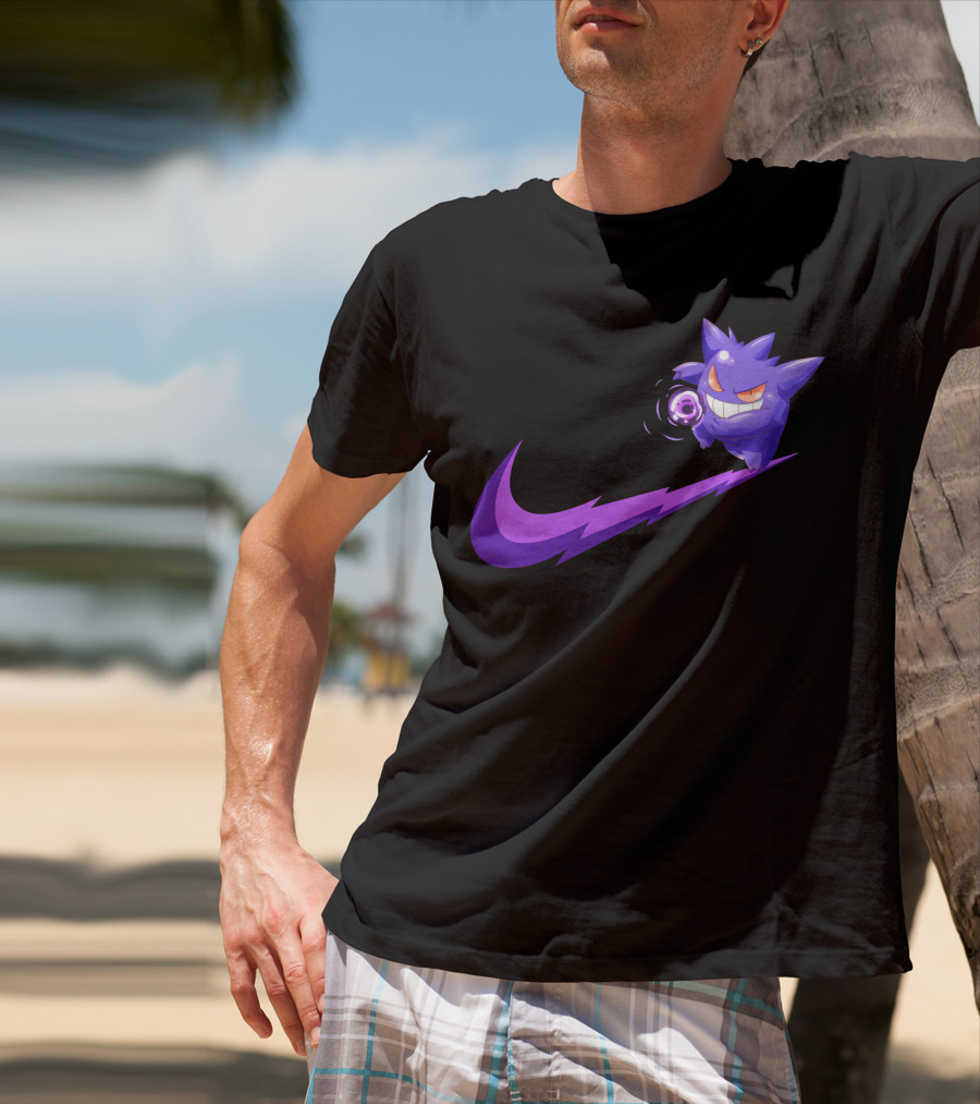 Gengar Ghost Type Nike Crossover T-Shirt