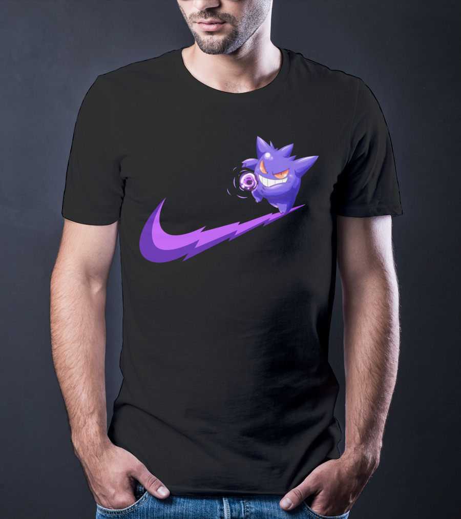 Gengar Ghost Type Nike Crossover T-Shirt