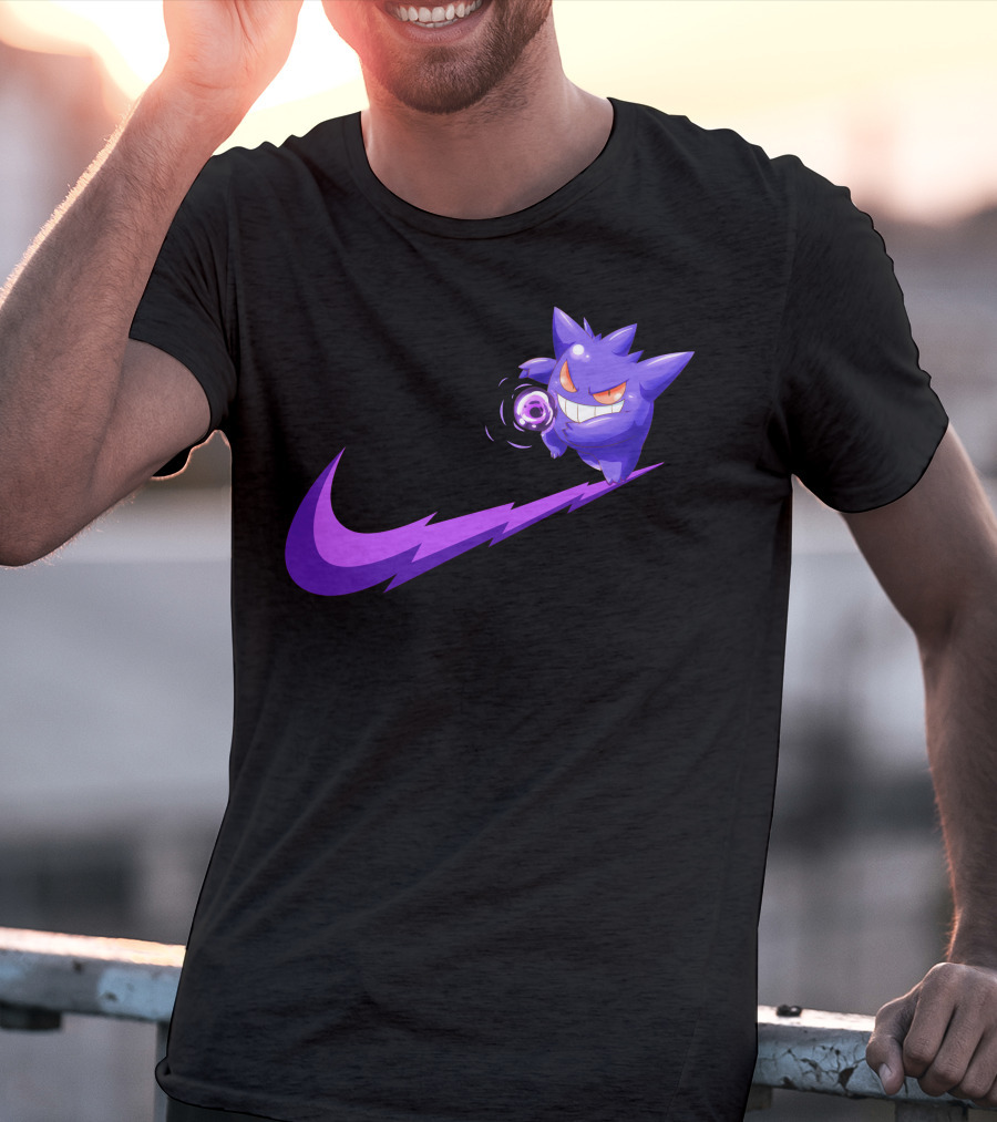 Gengar Ghost Type Nike Crossover T-Shirt