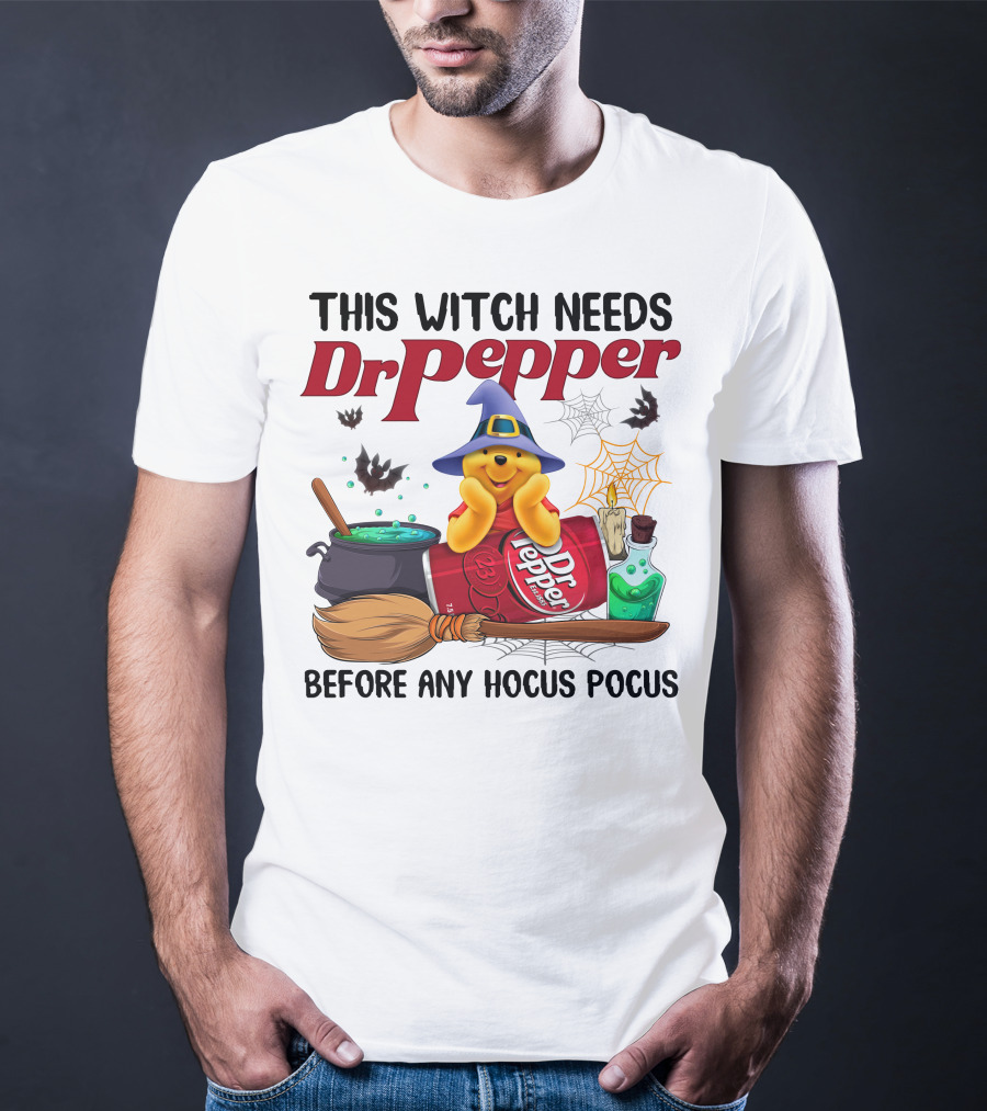 This Witch Needs Dr Pepper Before Any Hocus Pocus Pool T-Shirt