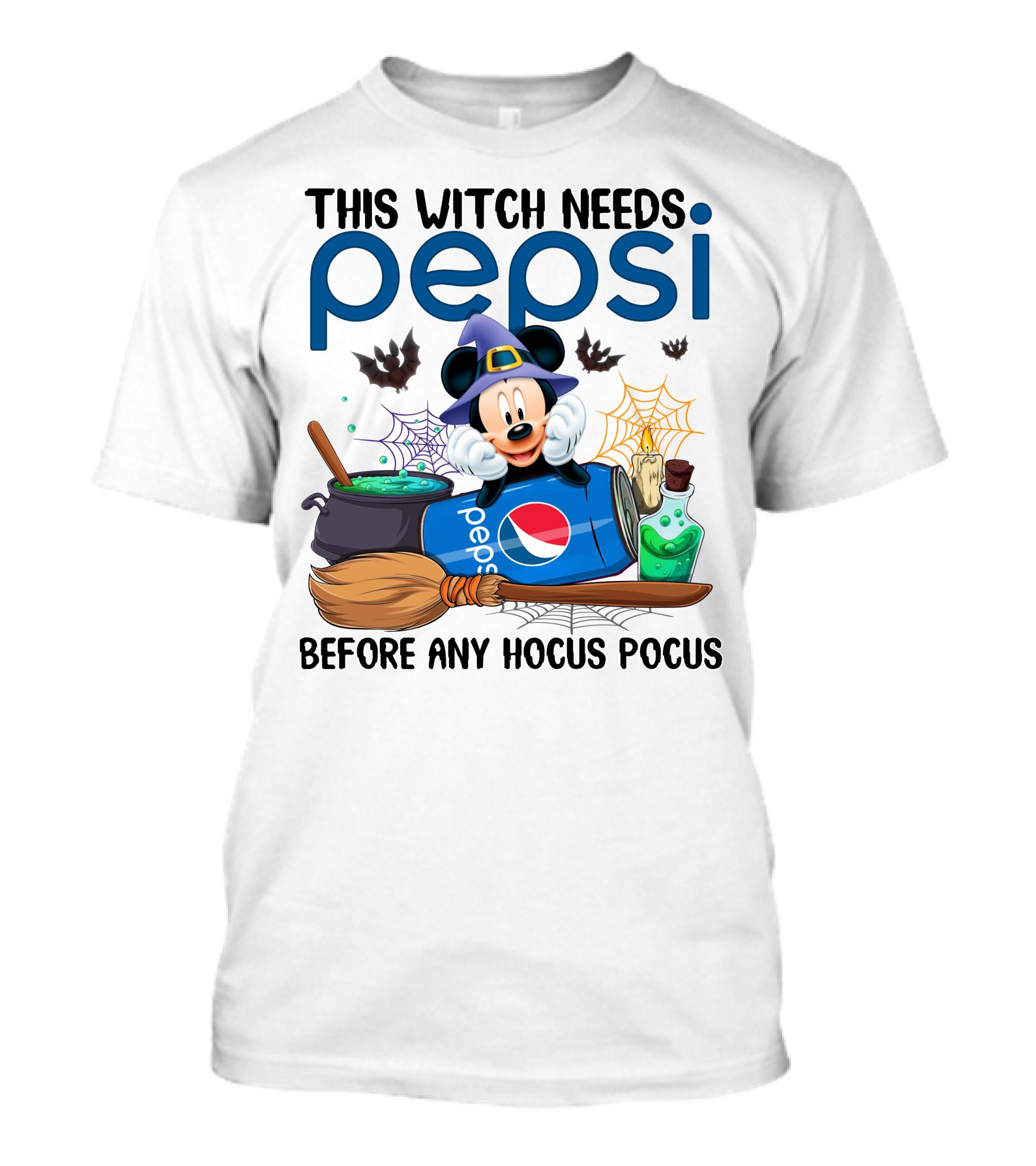 This Witch Needs Pepsi Before Any Hocus Pocus T-Shirt