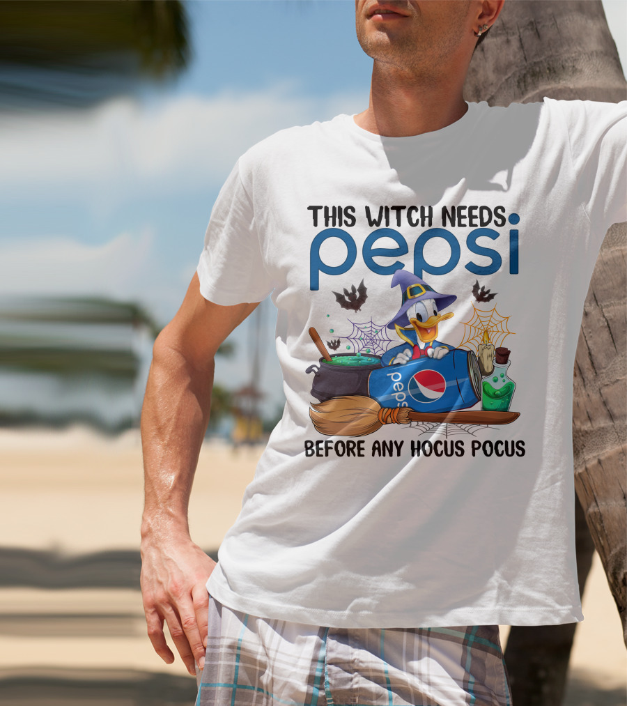 This Witch Needs Pepsi Donald Before Any Hocus Pocus T-Shirt