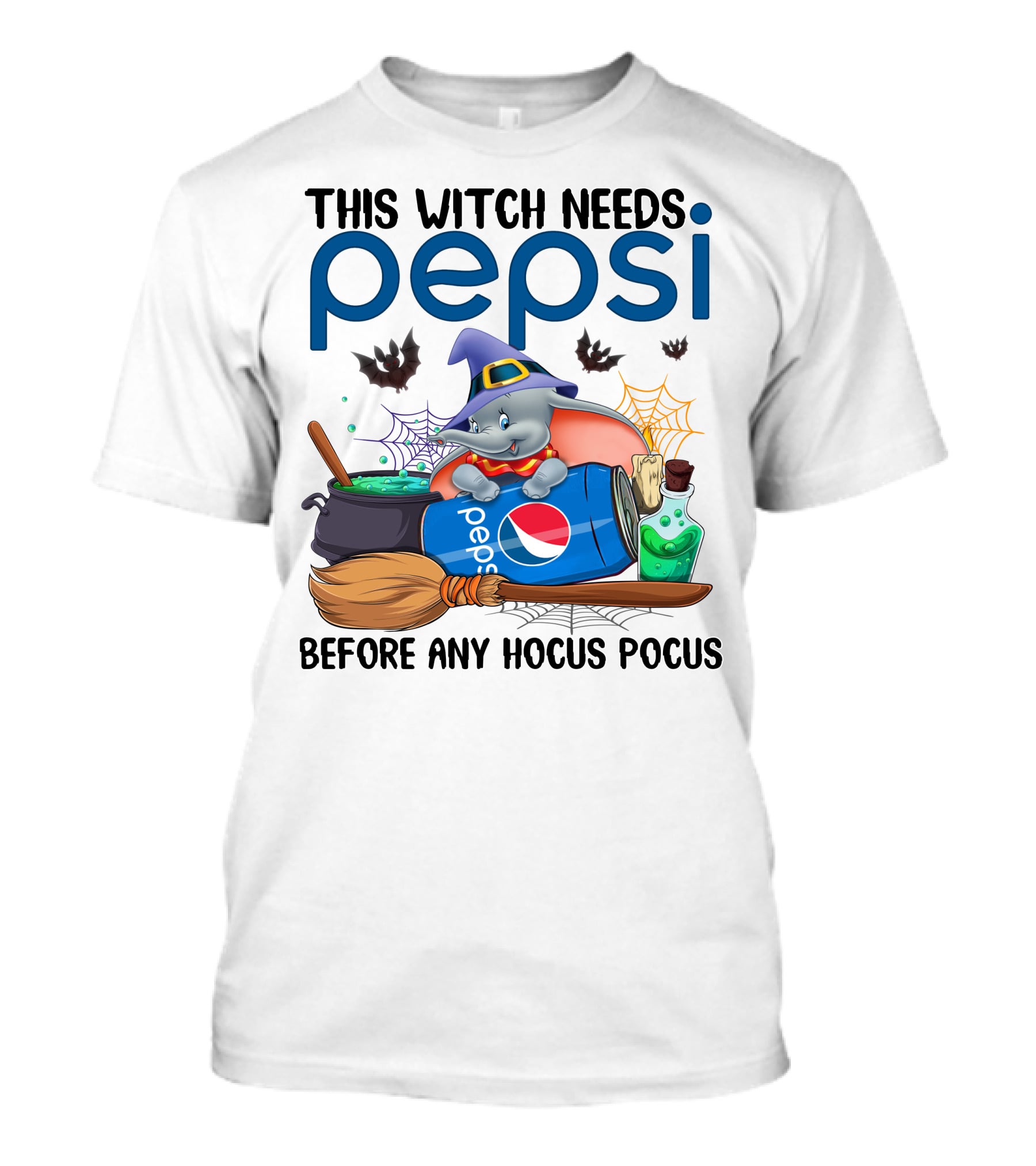 This Witch Needs Pepsi Dumbo Before Any Hocus Pocus T-Shirt