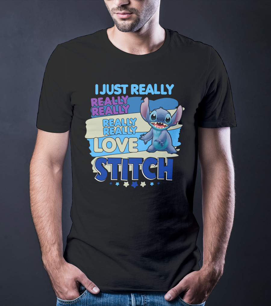 I Just Really Really Really Really Love Stitch T-Shirt