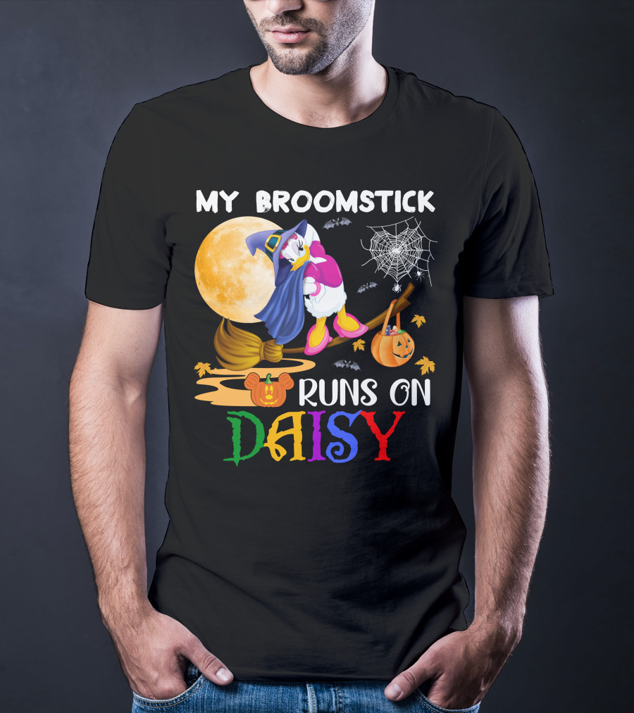 My Broomstick Runs On Daisy T-Shirt