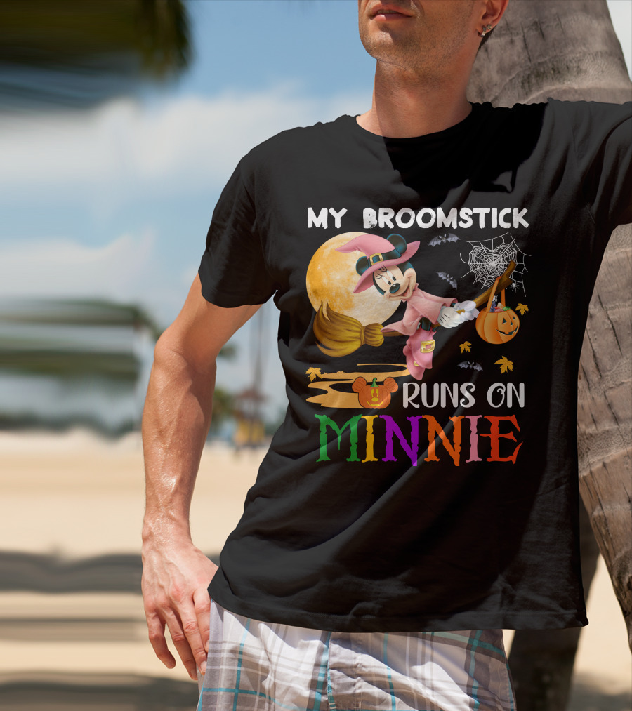 My Broomstick Runs On Minnie T-Shirt