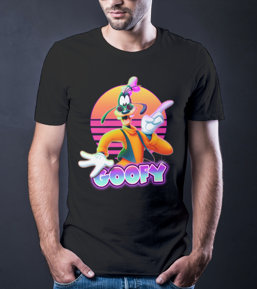 Goofy Retro 80S Sunset Aesthetic T-Shirt