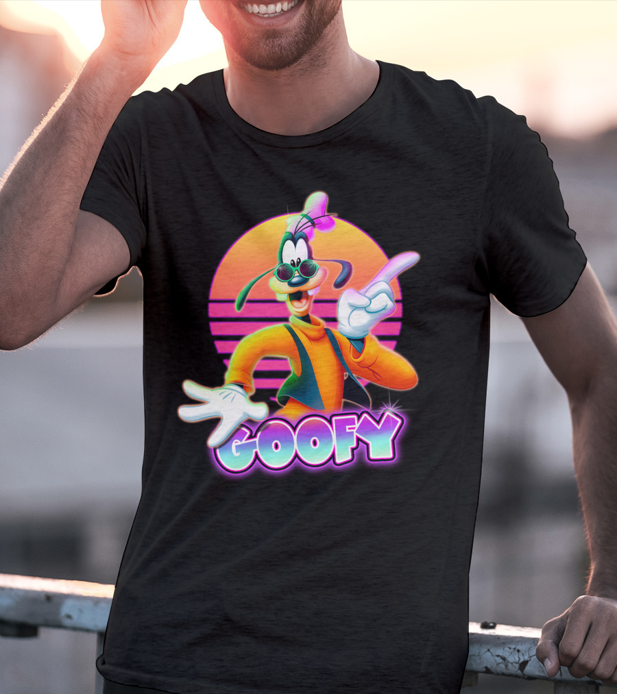 Goofy Retro 80S Sunset Aesthetic T-Shirt