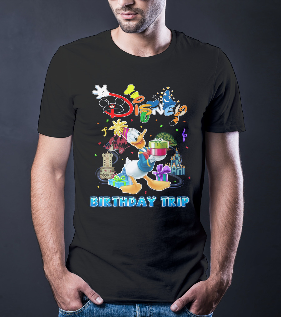 Disney Donald Birthday Trip T-Shirt