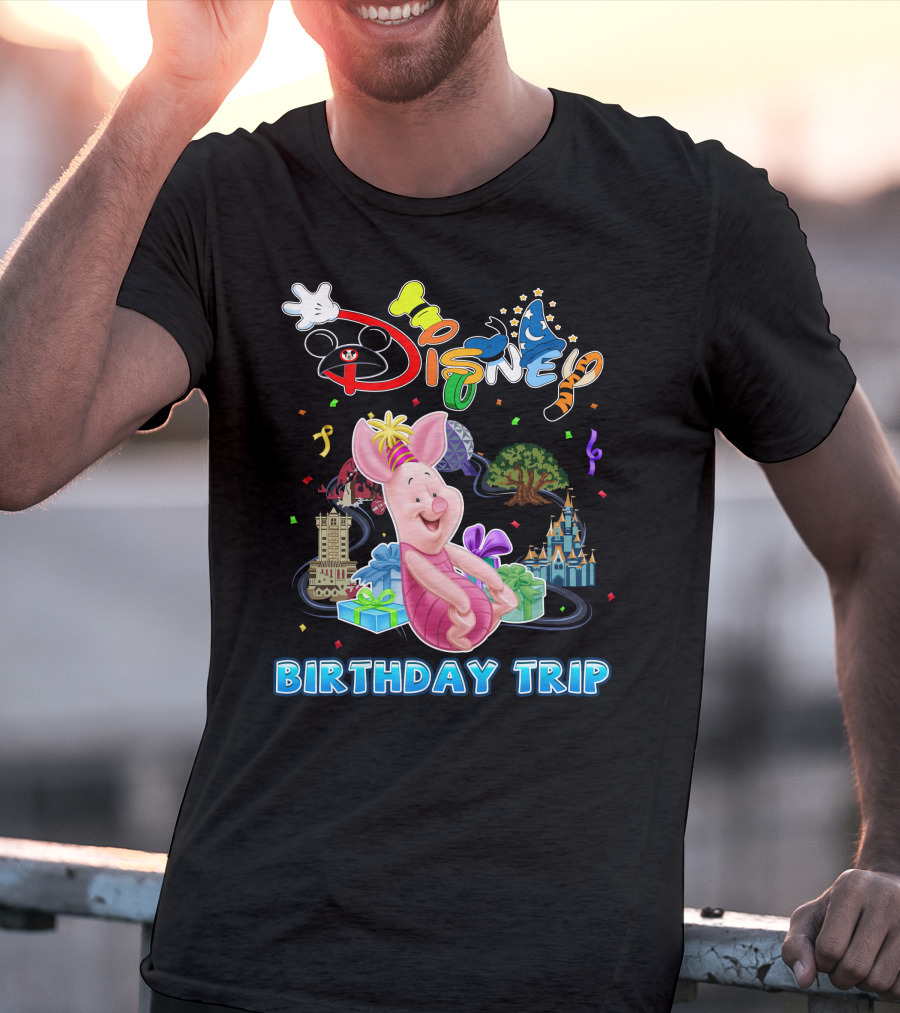 Disney Piglet Birthday Trip T-Shirt