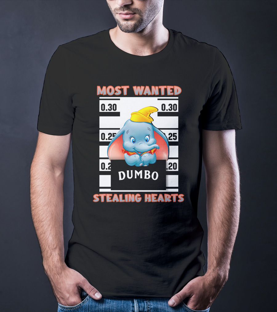 Most Wanted Dumbo Stealing Hearts T-Shirt