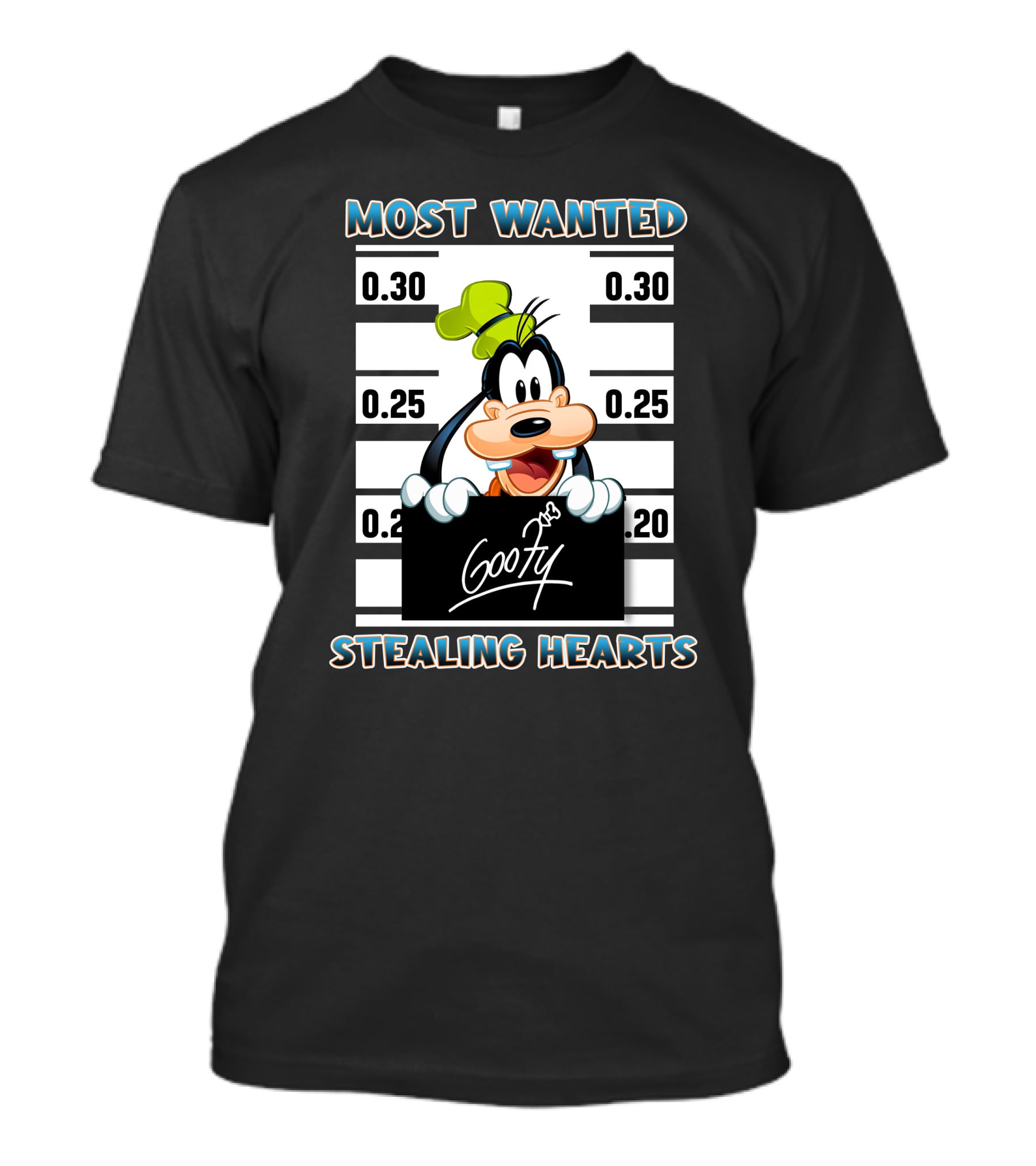 Most Wanted Goofy Stealing Hearts T-Shirt