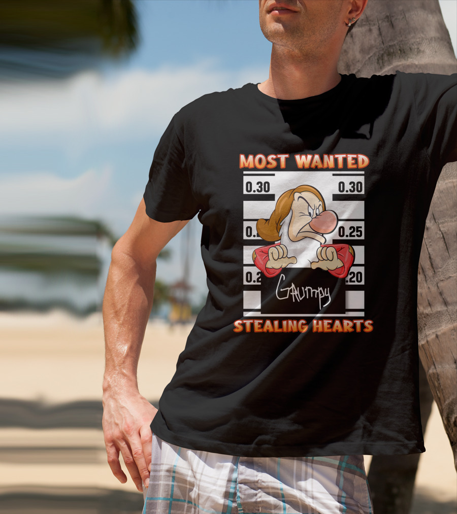 Most Wanted Grumpy Stealing Hearts T-Shirt