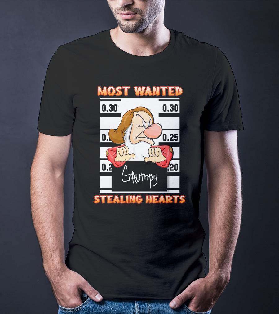 Most Wanted Grumpy Stealing Hearts T-Shirt