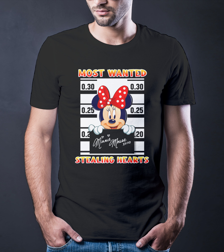 Most Wanted Minnie Mouse Stealing Hearts T-Shirt