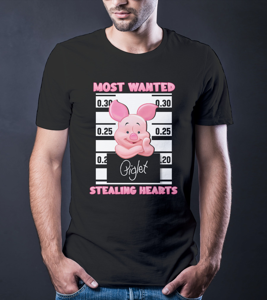 Most Wanted Piglet Stealing Hearts T-Shirt