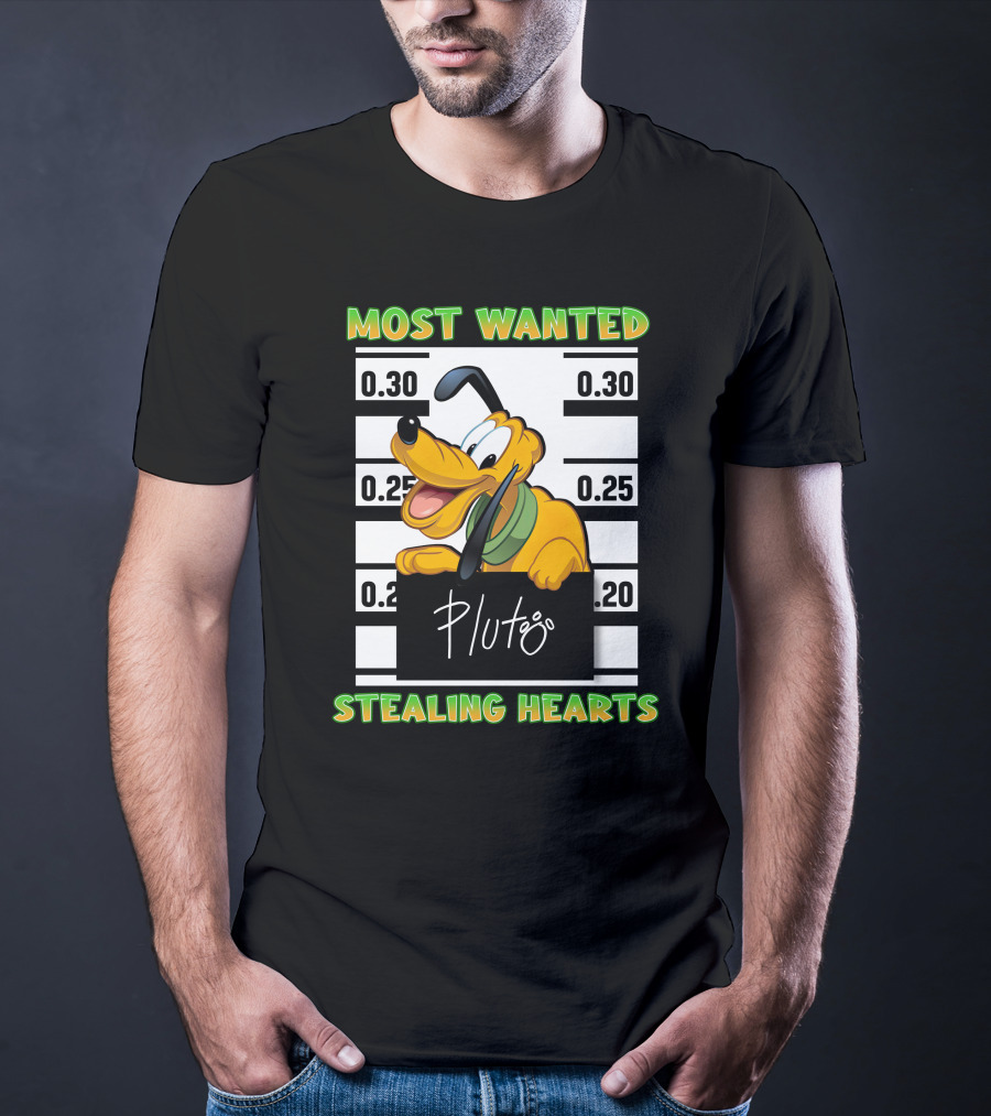 Most Wanted Stealing Hearts Pluto T-Shirt