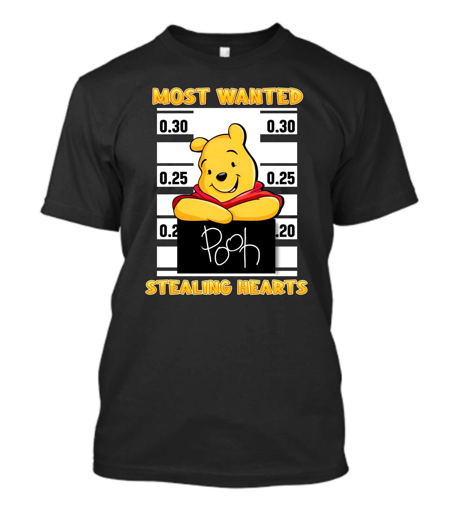 Most Wanted Pooh Stealing Hearts T-Shirt
