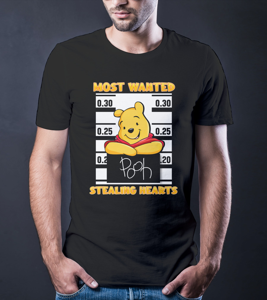 Most Wanted Pooh Stealing Hearts T-Shirt