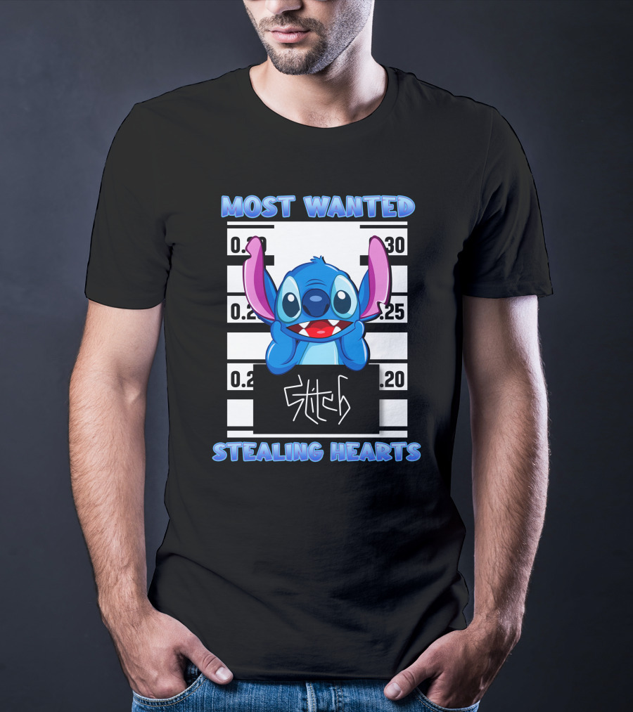 Most Wanted Stitch Stealing Hearts T-Shirt
