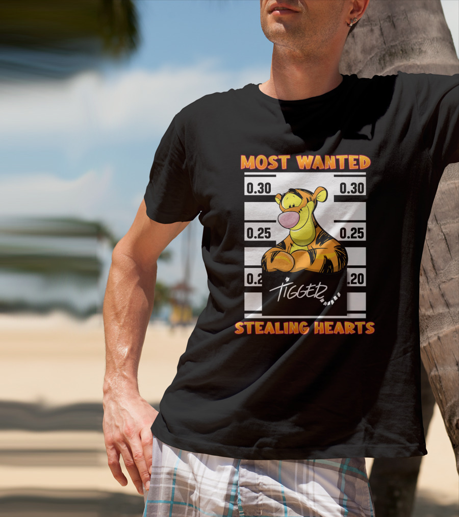 Most Wanted Tigger Stealing Hearts T-Shirt