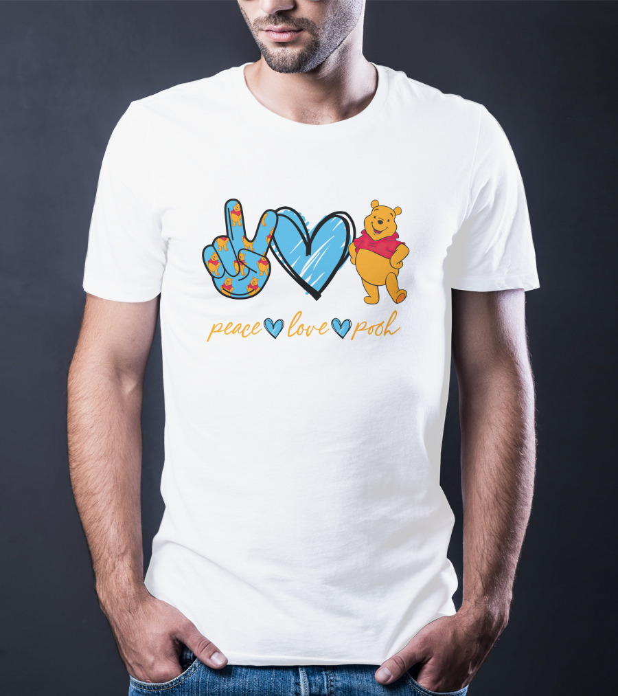 Peace Love Pooh T-Shirt
