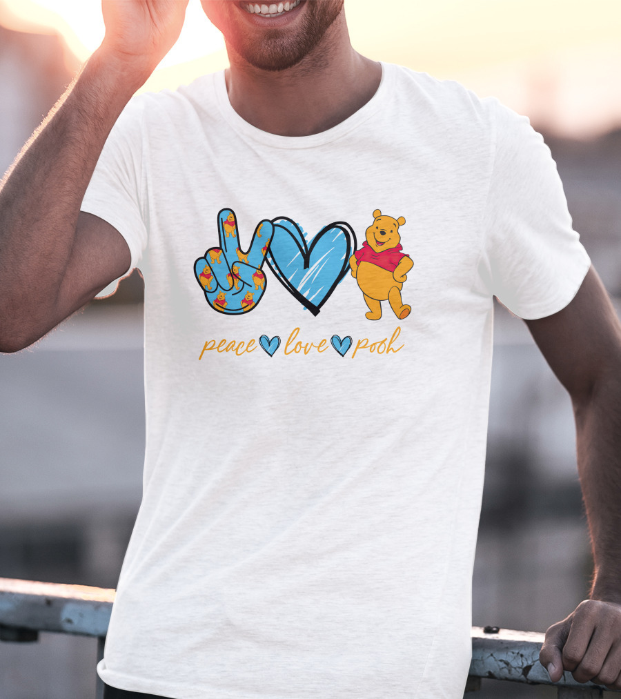Peace Love Pooh T-Shirt