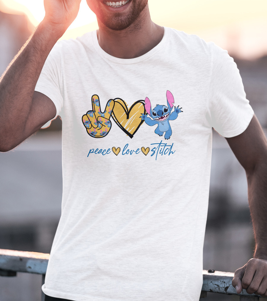 Peace Love Stitch T-Shirt