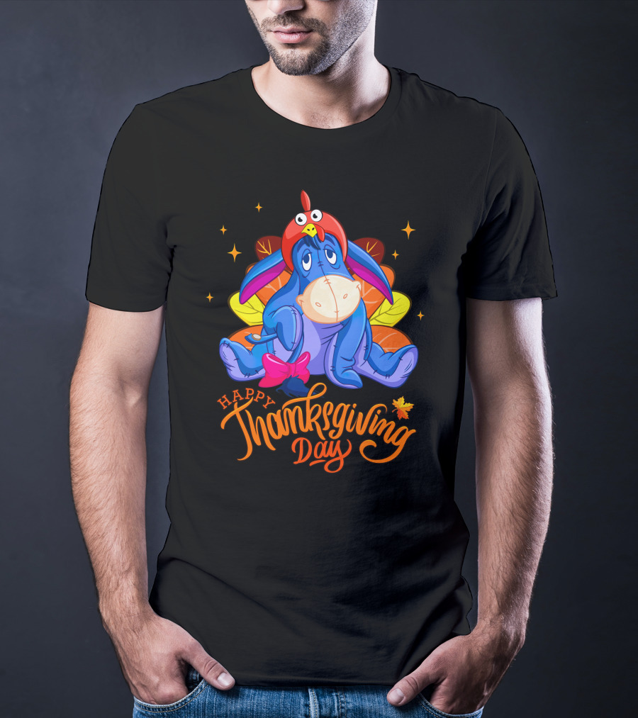 Eeyore Happy Thanksgiving Day Turkey Costume T-Shirt