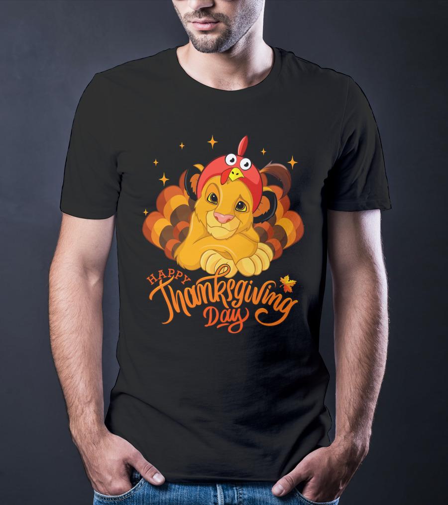 Simba Happy Thanksgiving Day T-Shirt