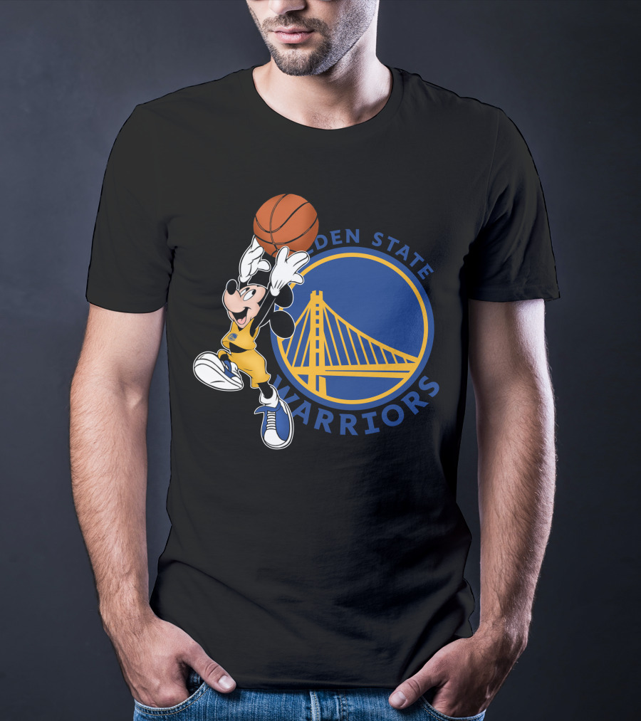 Mickey Golden State Warriors Basketball T-Shirt
