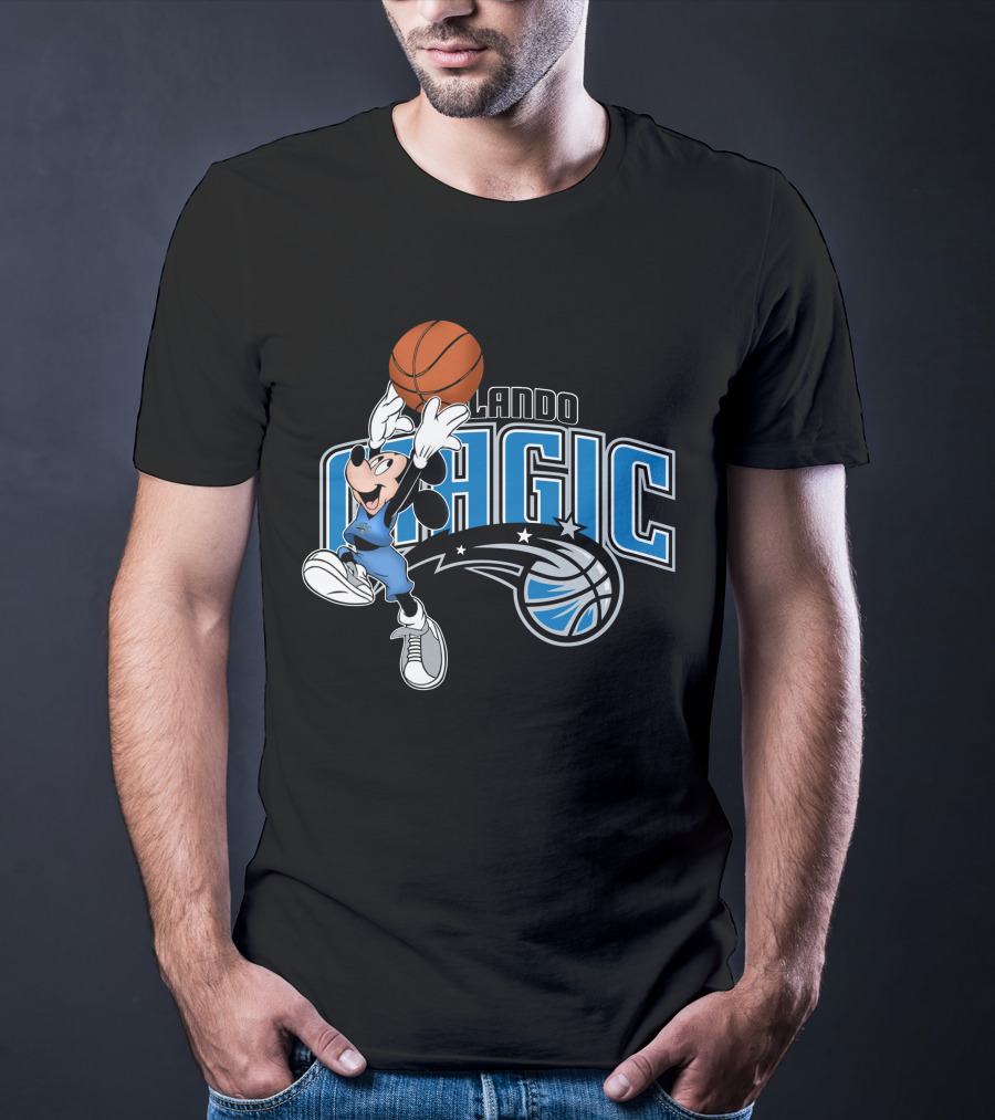 Mickey Orlando Magic Basketball T-Shirt