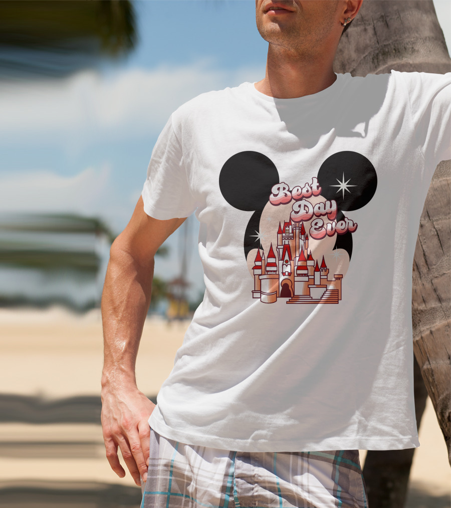 Best Day Ever Mickey Castle T-Shirt
