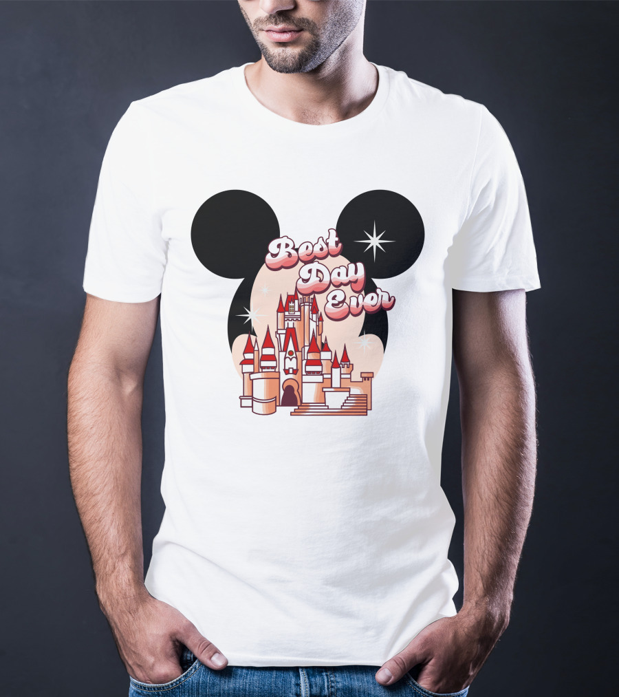 Best Day Ever Mickey Castle T-Shirt