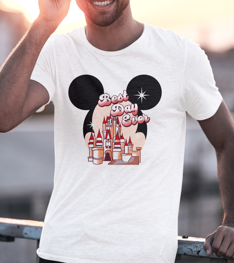Best Day Ever Mickey Castle T-Shirt