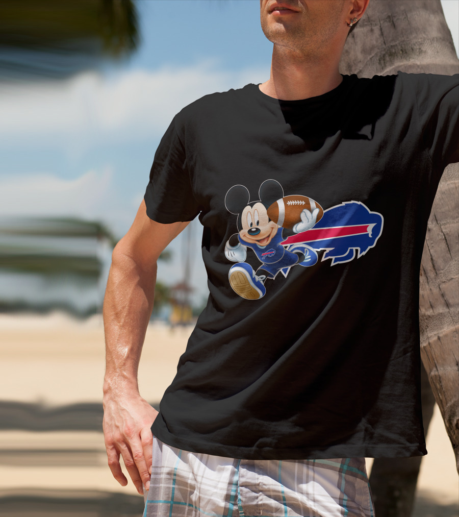 Mickey Mouse Buffalo Bills Football T-Shirt