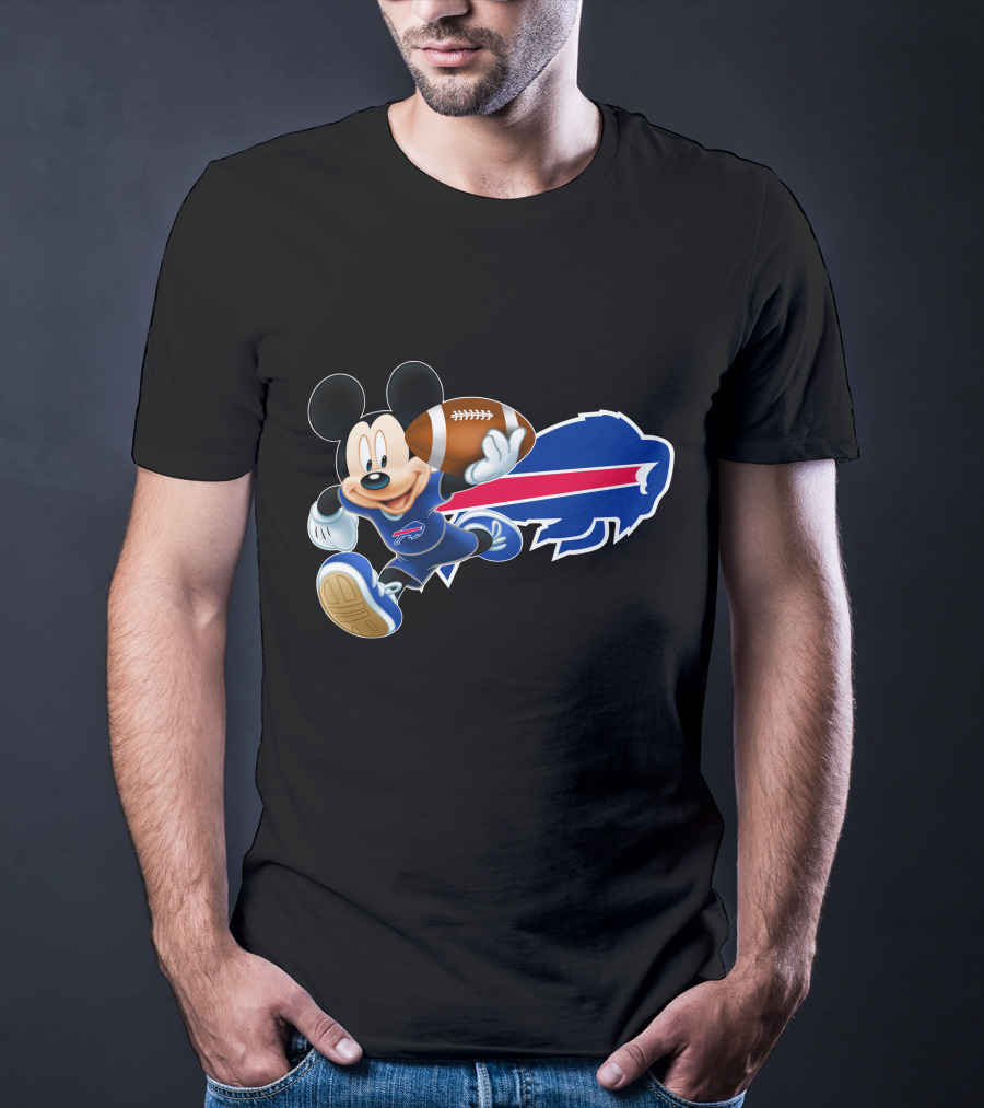 Mickey Mouse Buffalo Bills Football T-Shirt