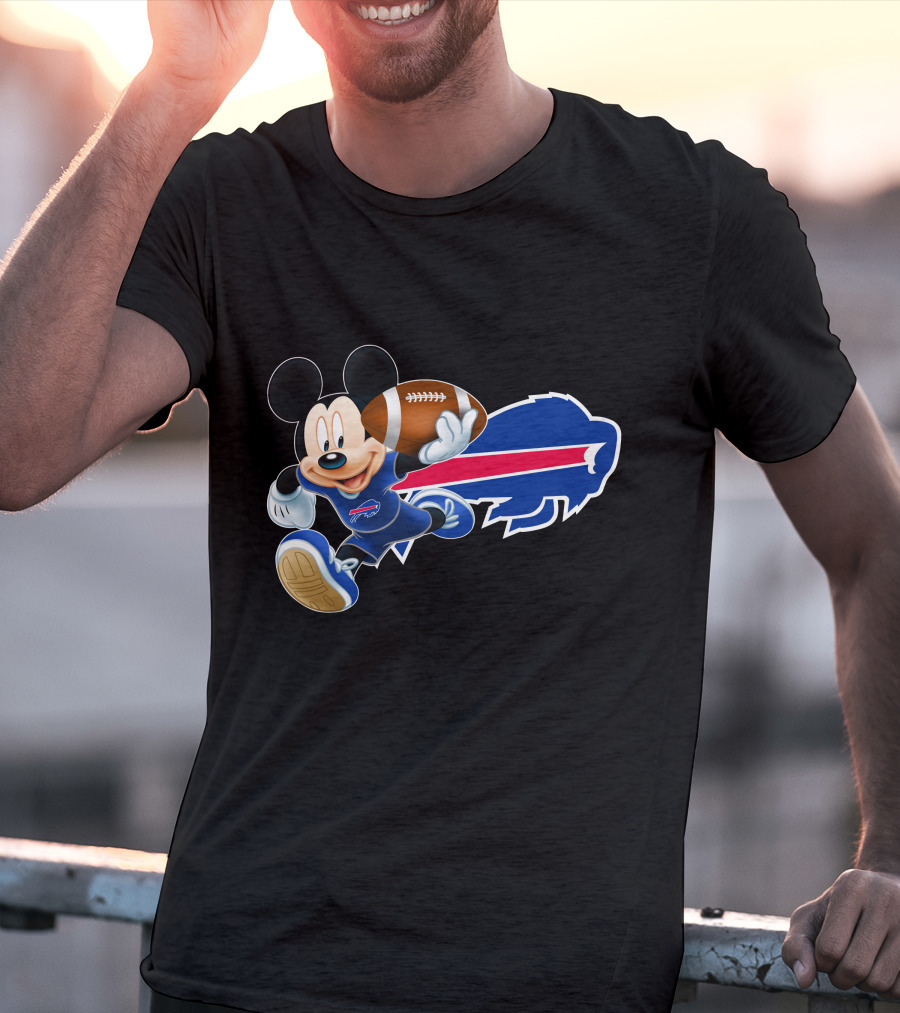 Mickey Mouse Buffalo Bills Football T-Shirt