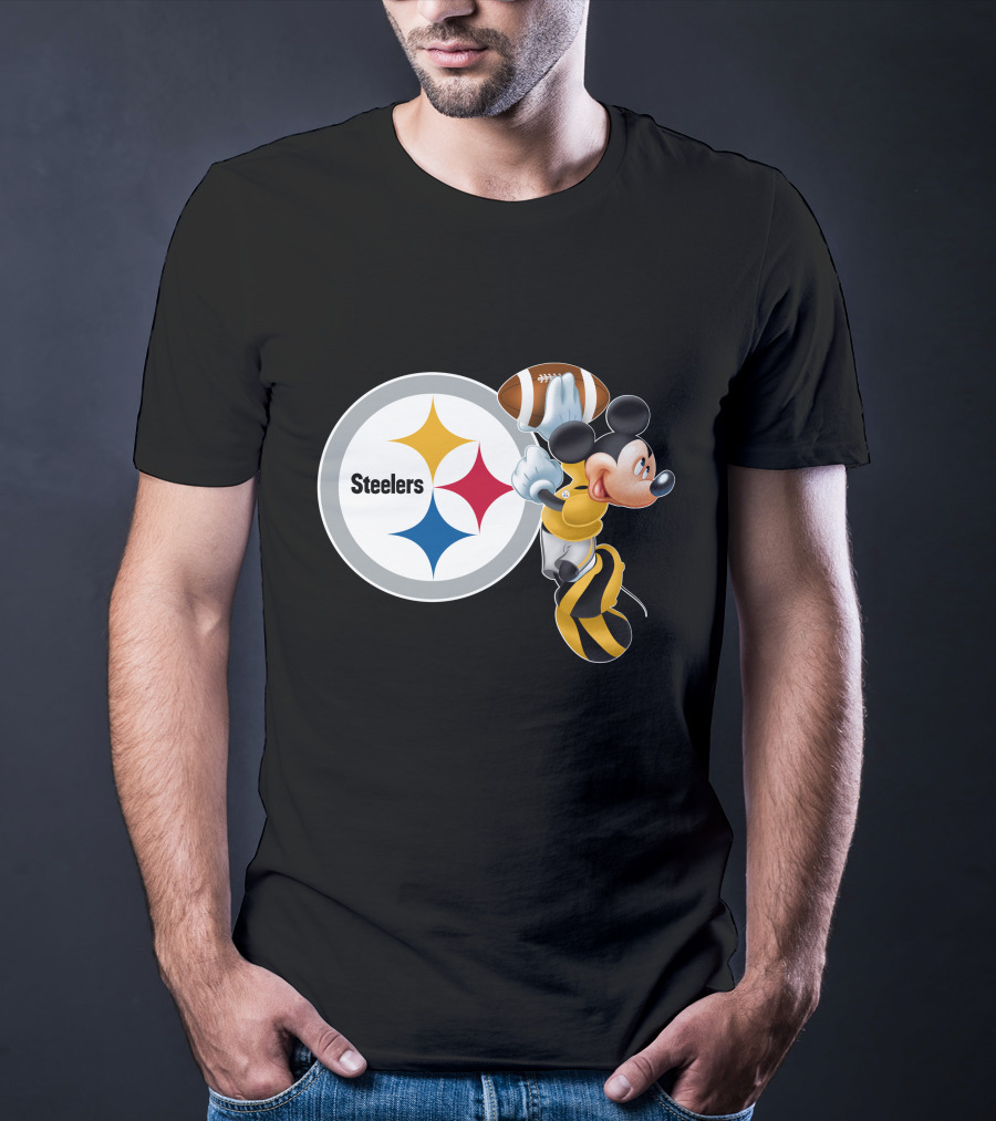 Steelers Mickey Ps Football Fan T-Shirt