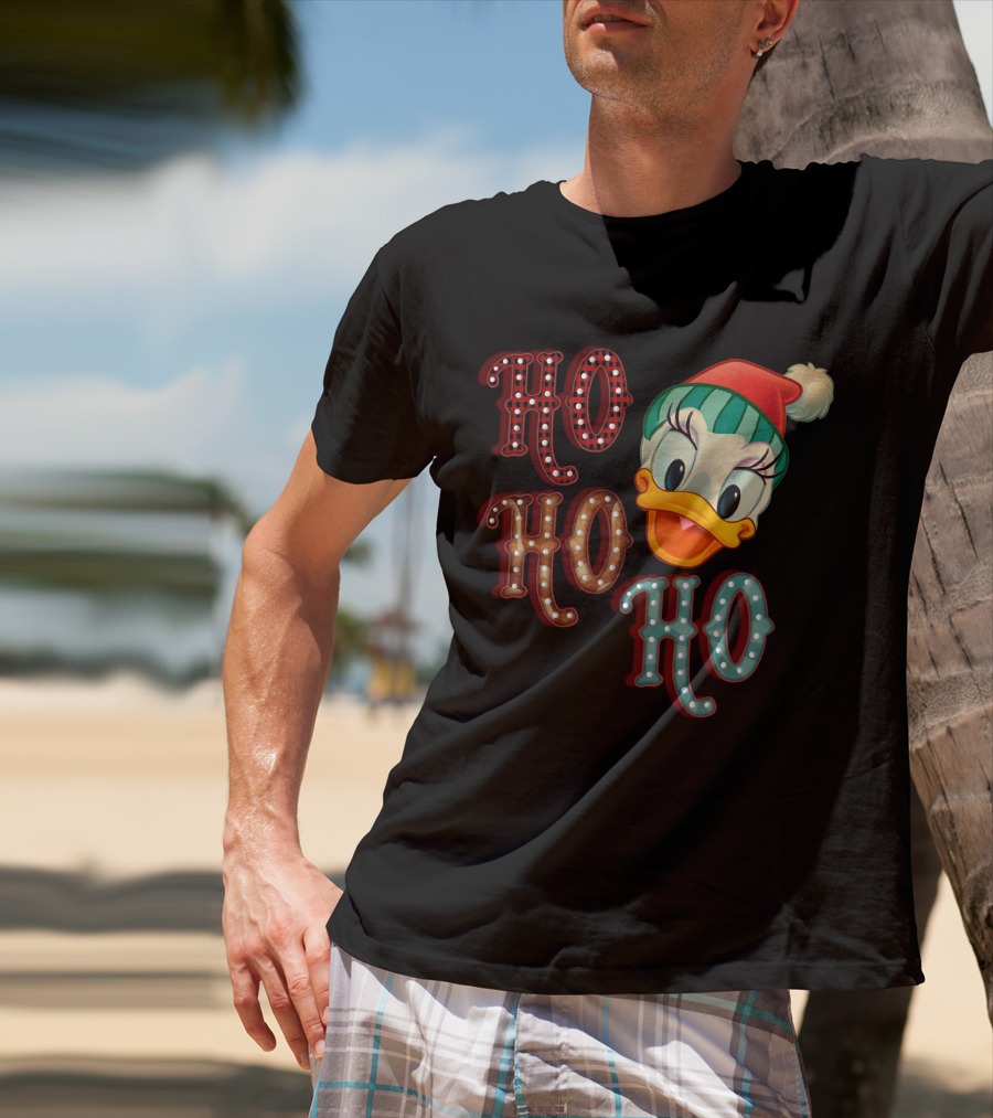 Ho Ho Ho Daisy Holiday Fun T-Shirt